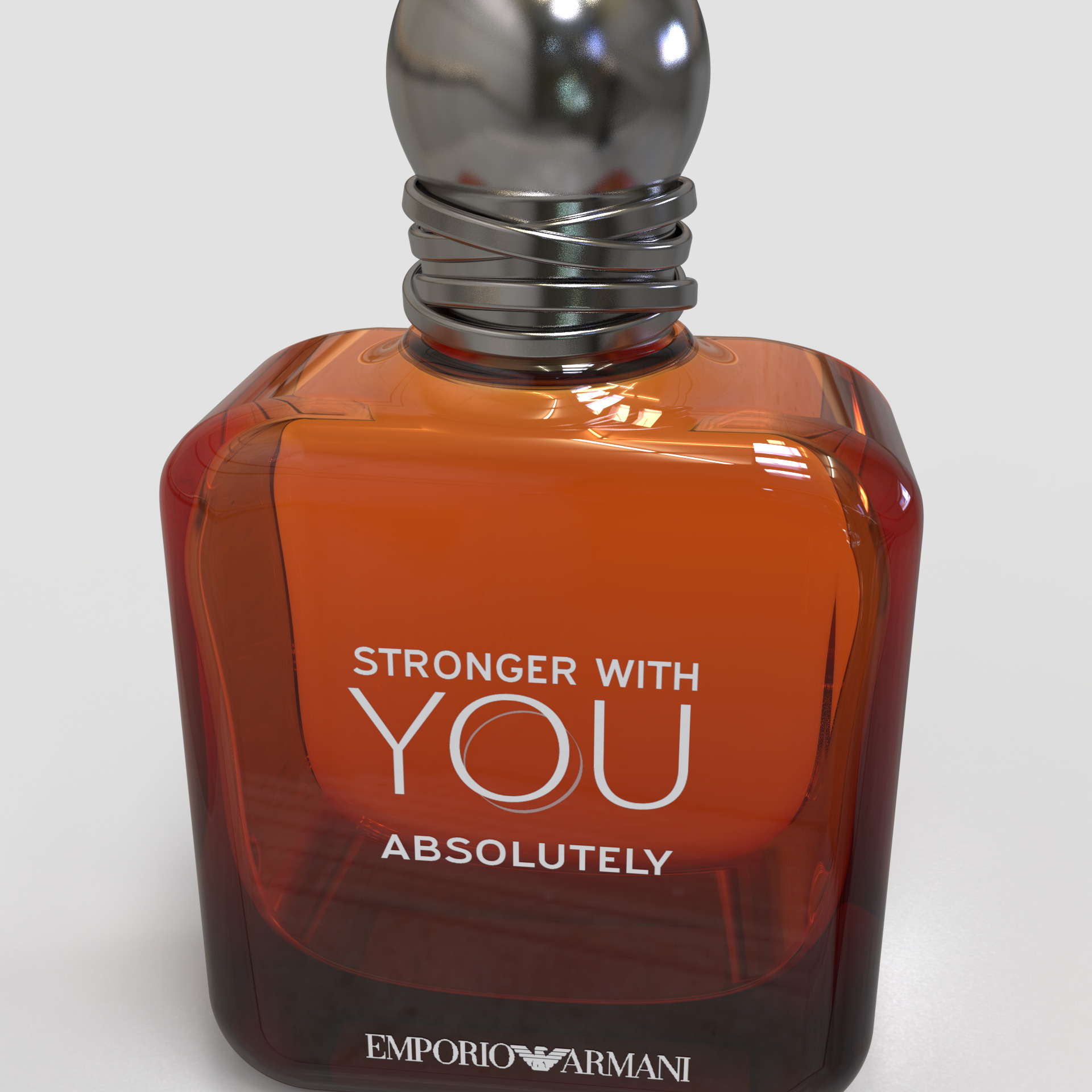 Strong with YOU by Emporio Armani 3d bottle  3D print model_8
