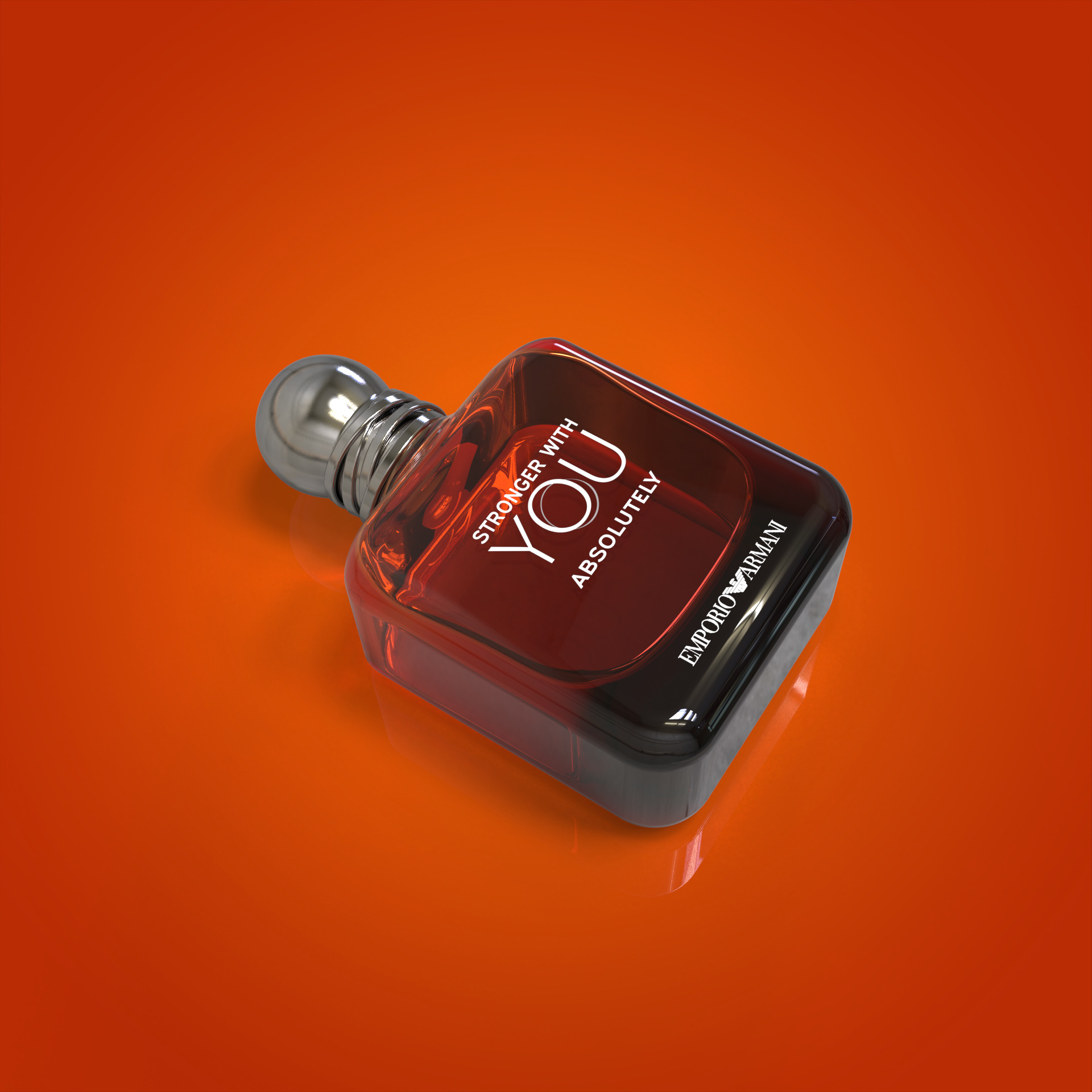 Strong with YOU by Emporio Armani 3d bottle  3D print model_5