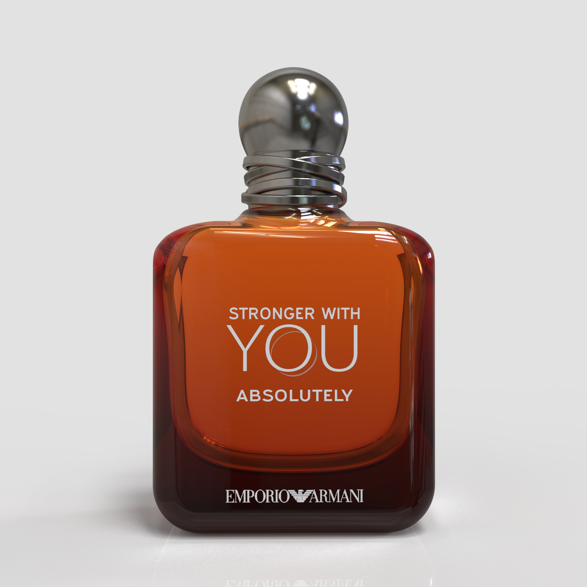 Strong with YOU by Emporio Armani 3d bottle  3D print model_4
