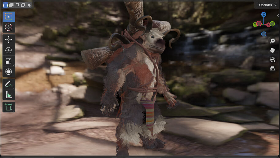 Minitor Tauren Creature  3D model_1