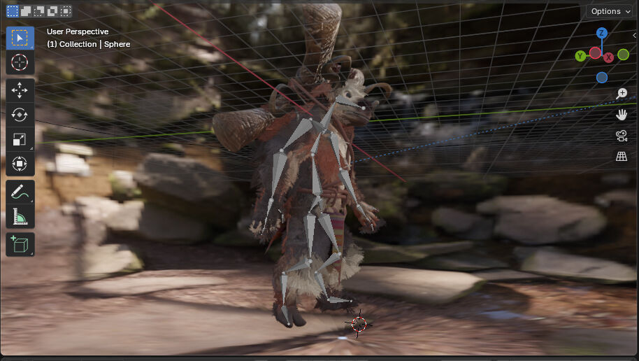 Minitor Tauren Creature  3D model_2