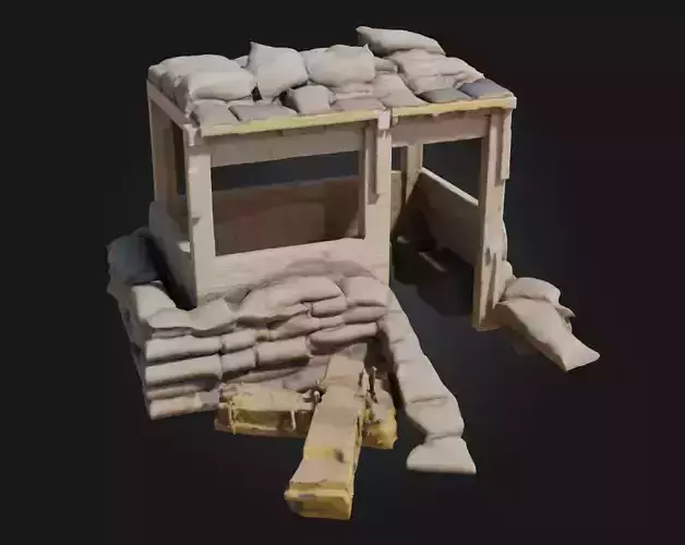 Outpost Defense Station  Frontline Vigilance for Hostile 