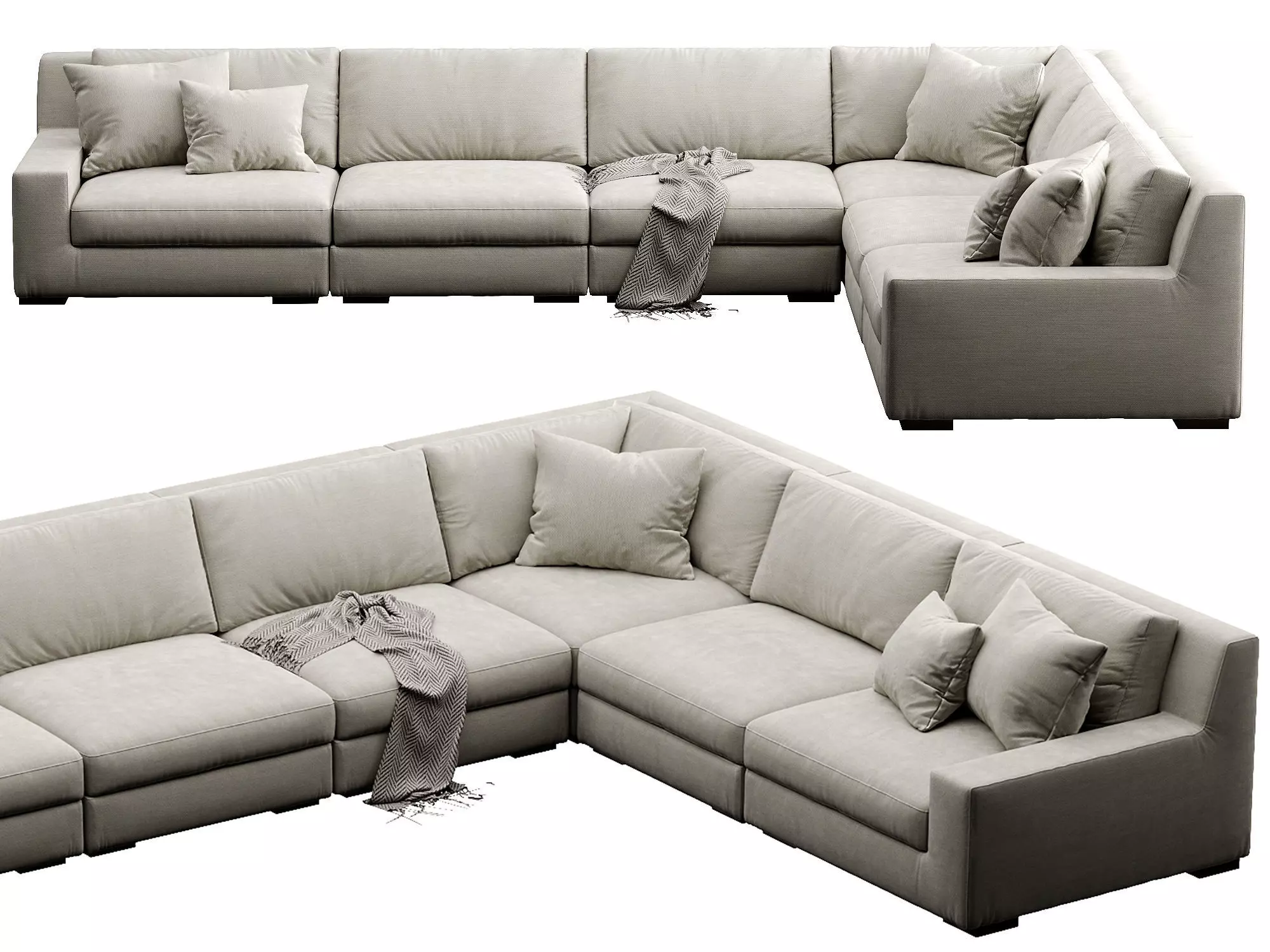 Restoration Hardware Modena 3D model_0