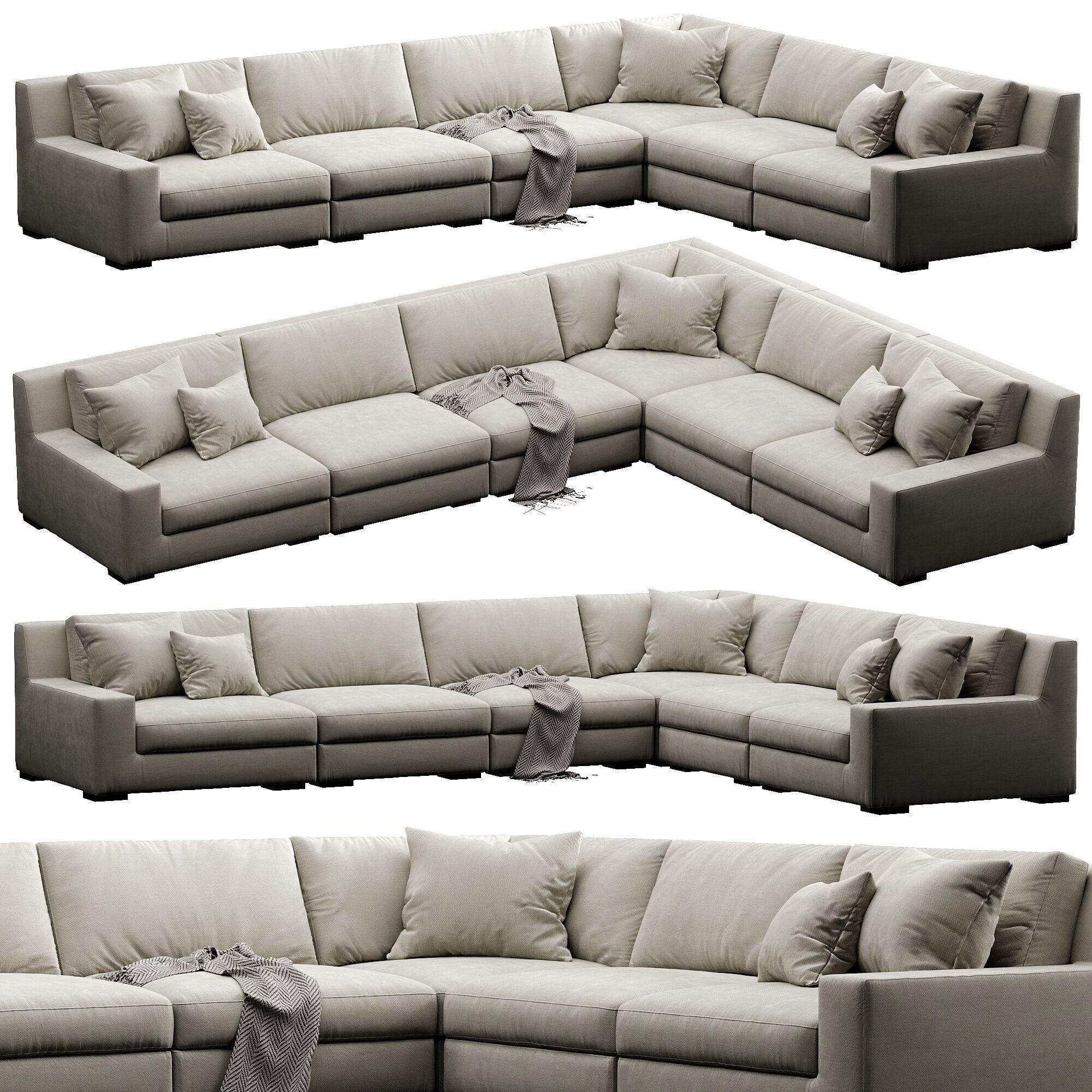 Restoration Hardware Modena 3D model_2