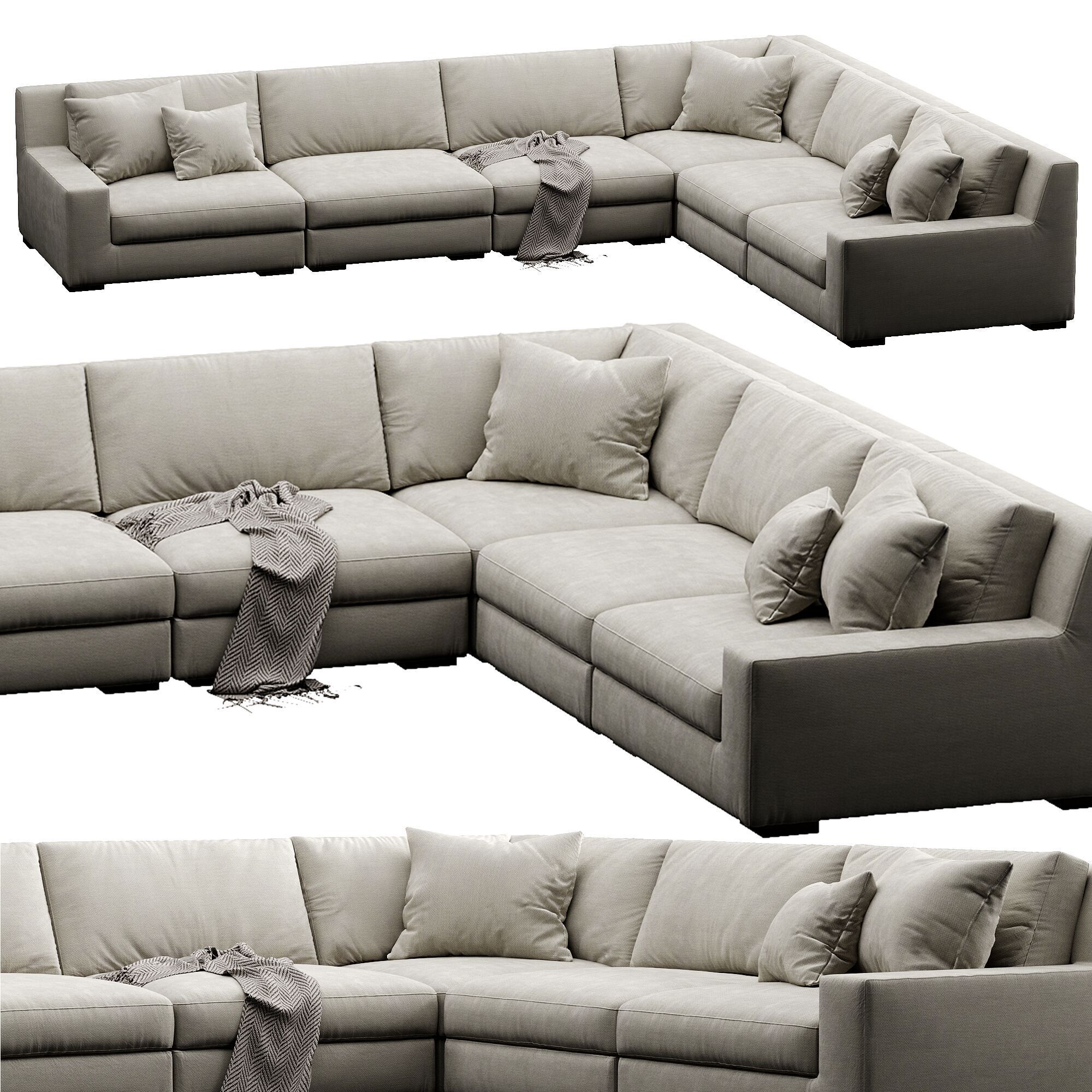 Restoration Hardware Modena 3D model_7