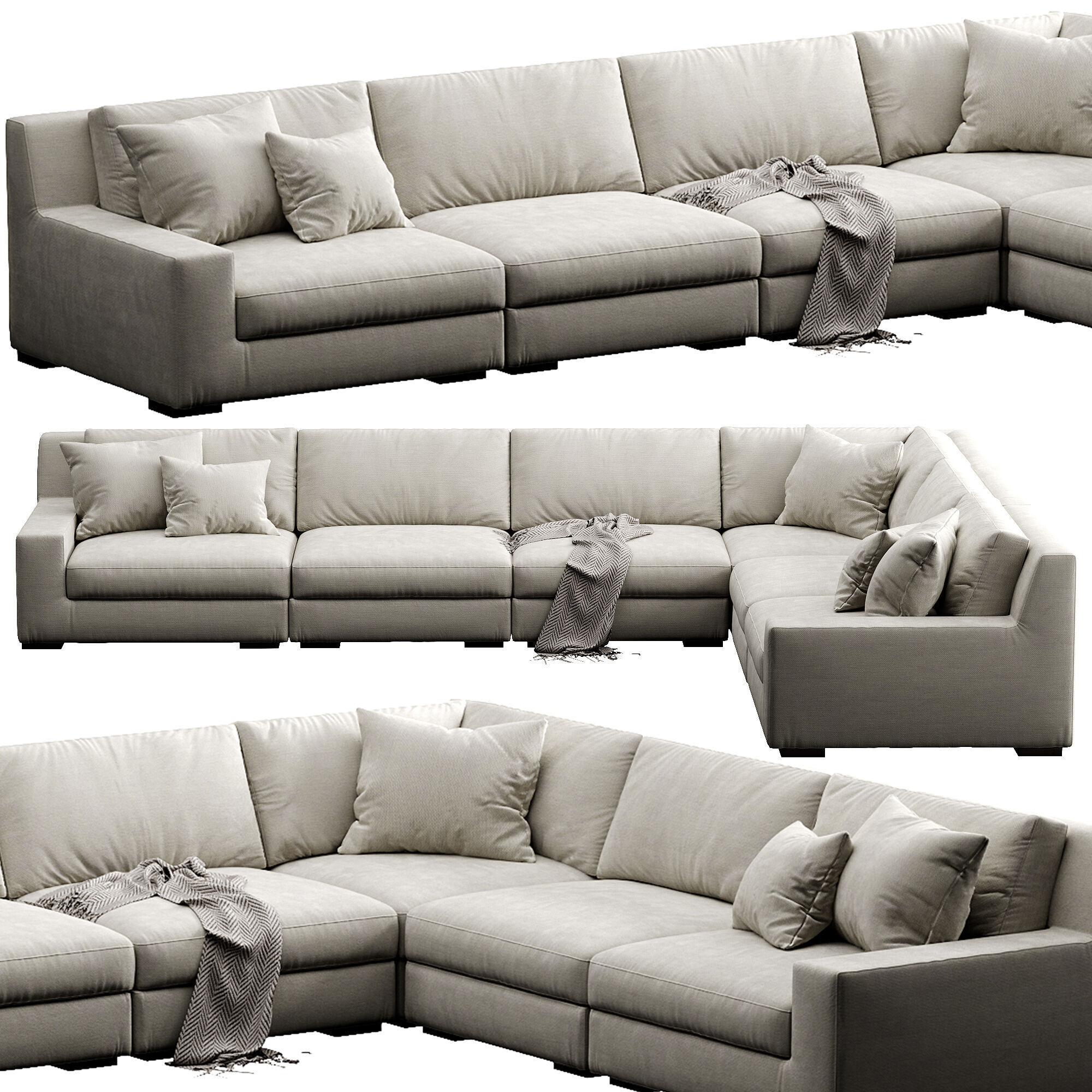 Restoration Hardware Modena 3D model_1