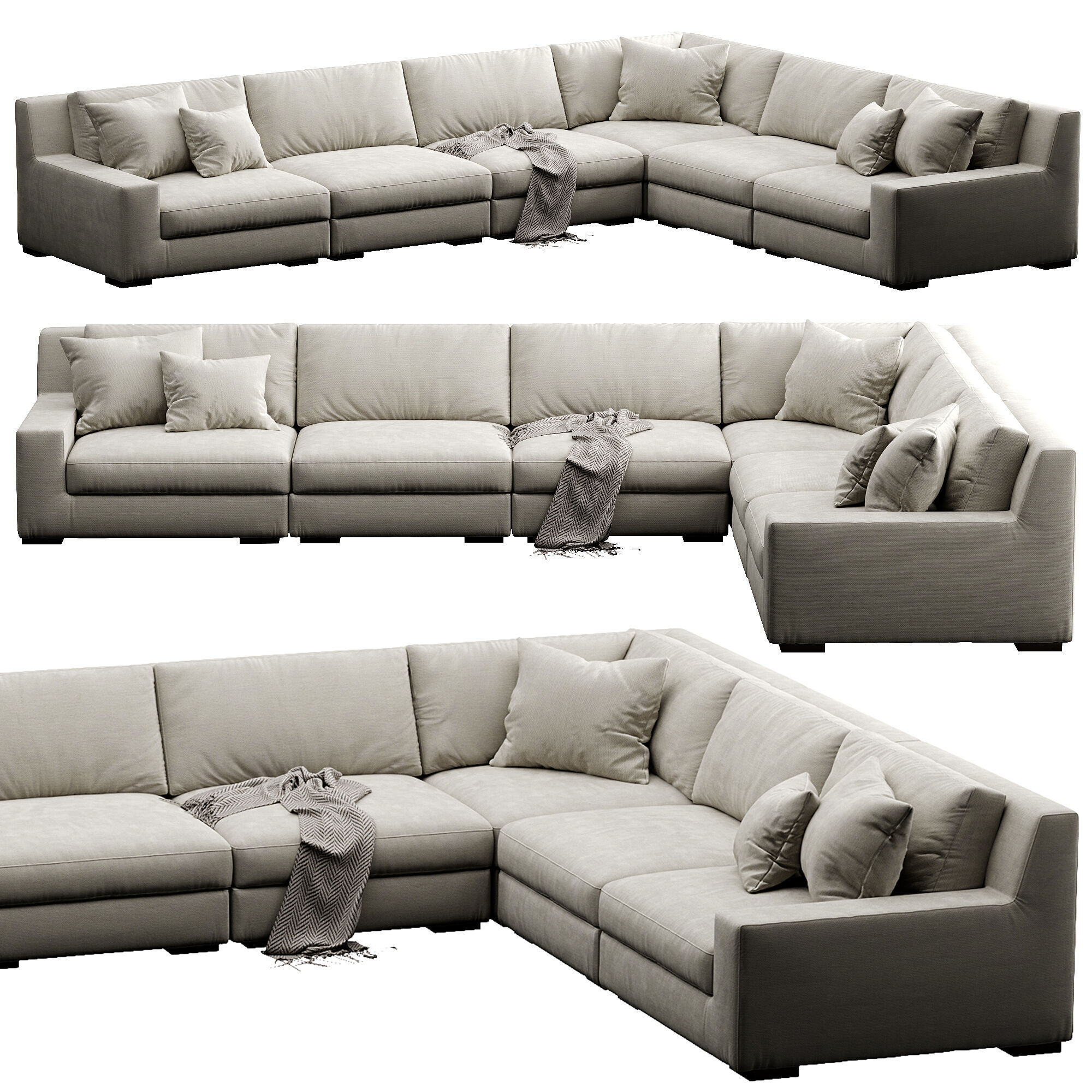 Restoration Hardware Modena 3D model_5