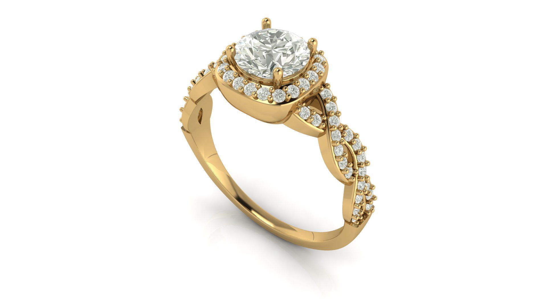 Ring 1055 double type 3D print model_7