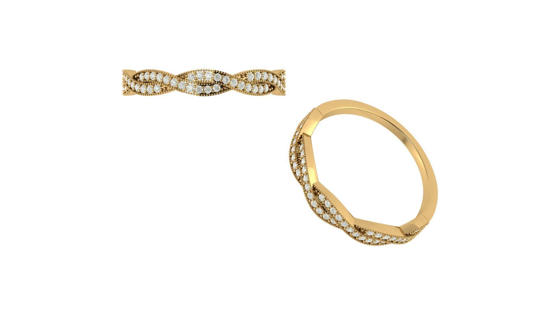 Ring 1055 double type 3D print model_17