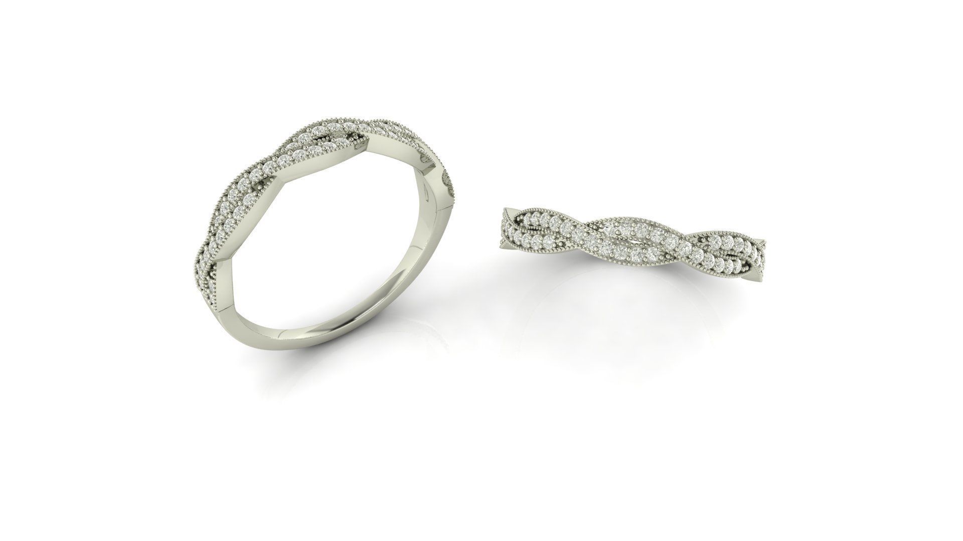 Ring 1055 double type 3D print model_16