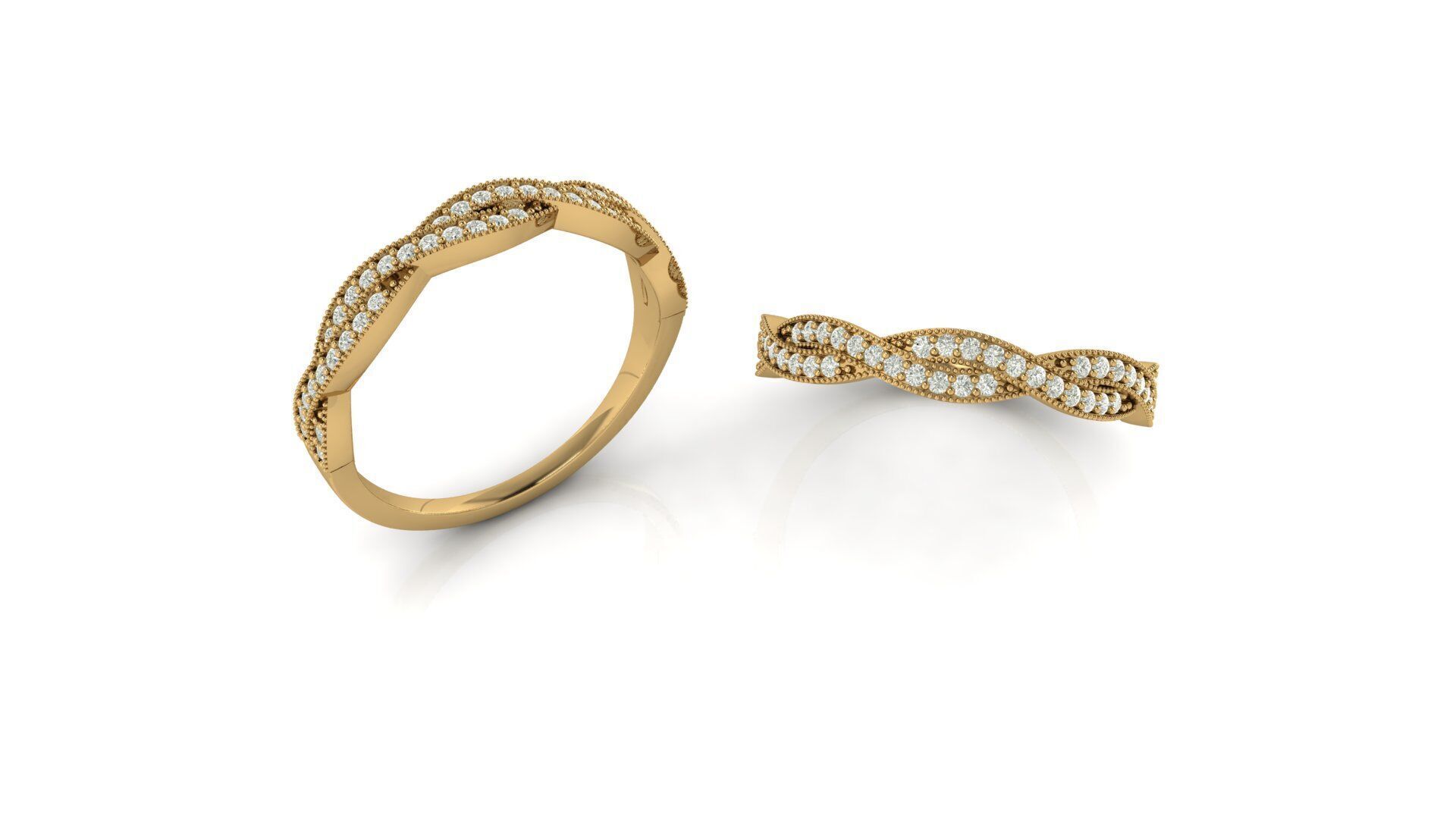 Ring 1055 double type 3D print model_15