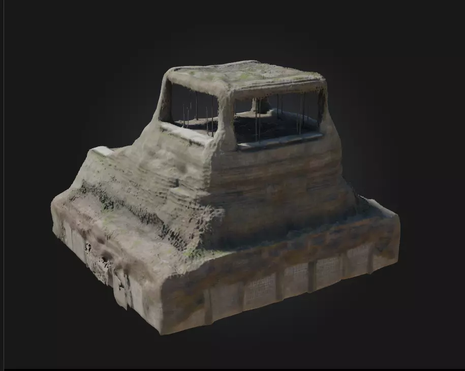 Camouflage Fortress Concealed Stronghold for Tactical Mastery 3D model