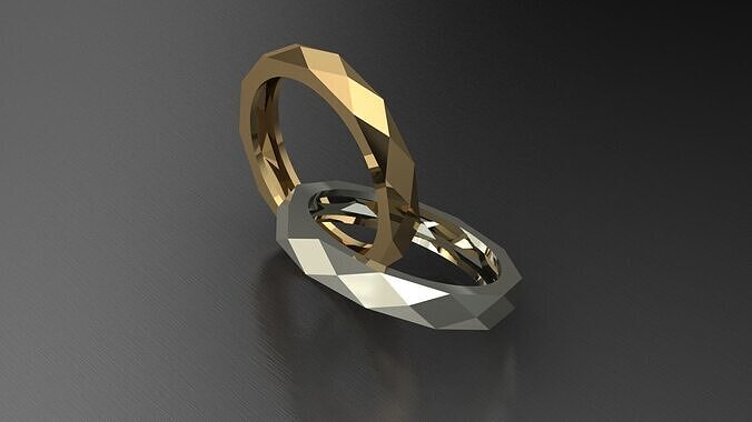 rings 3D print model