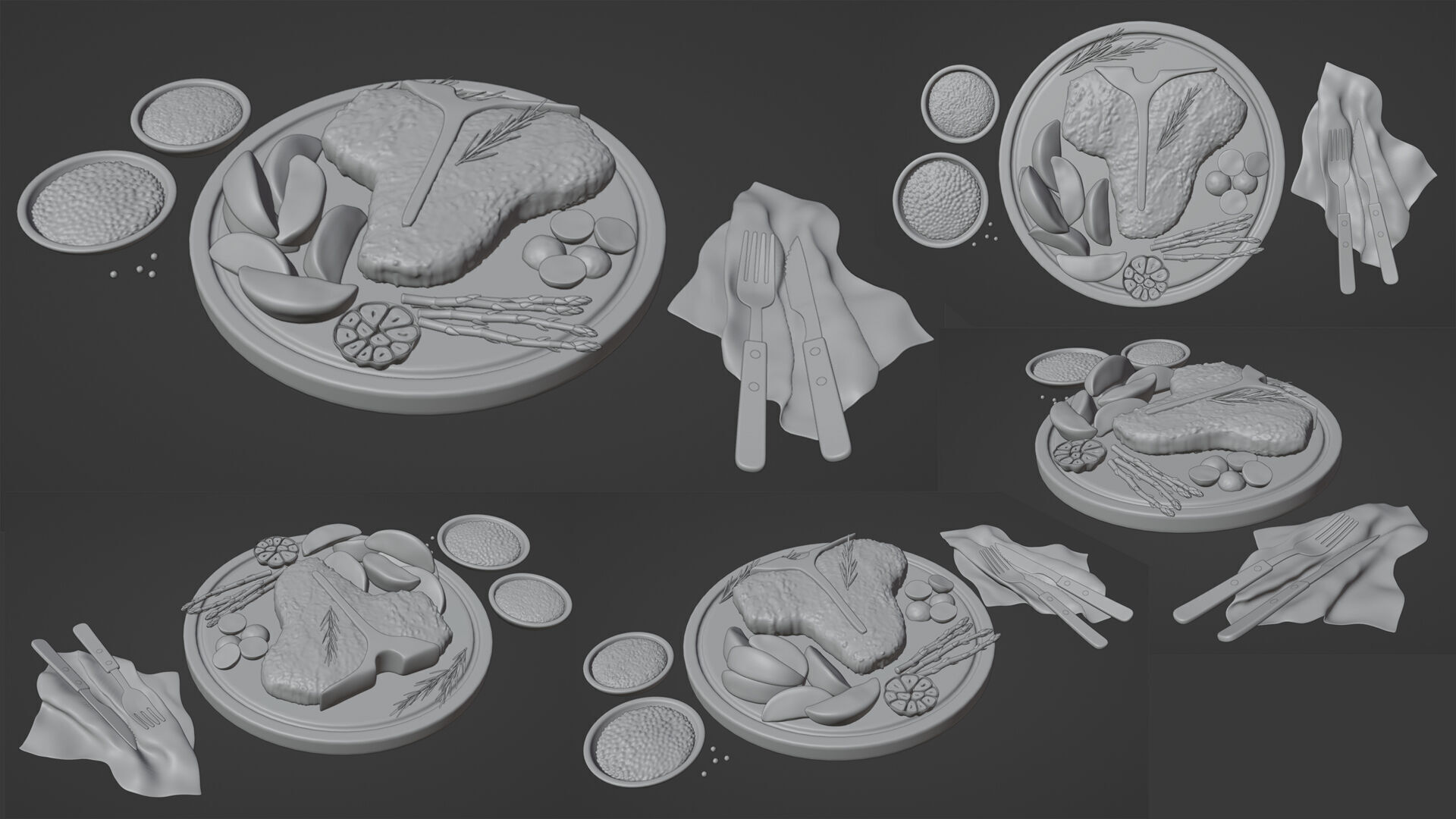 T-Bone Steak 001 3D model_11