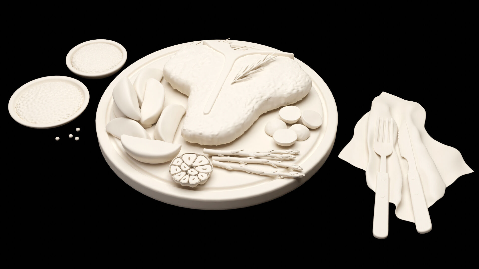 T-Bone Steak 001 3D model_10