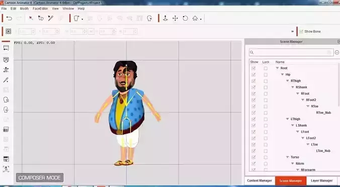 Jhon  2D MODEL for motu patlu 3D model