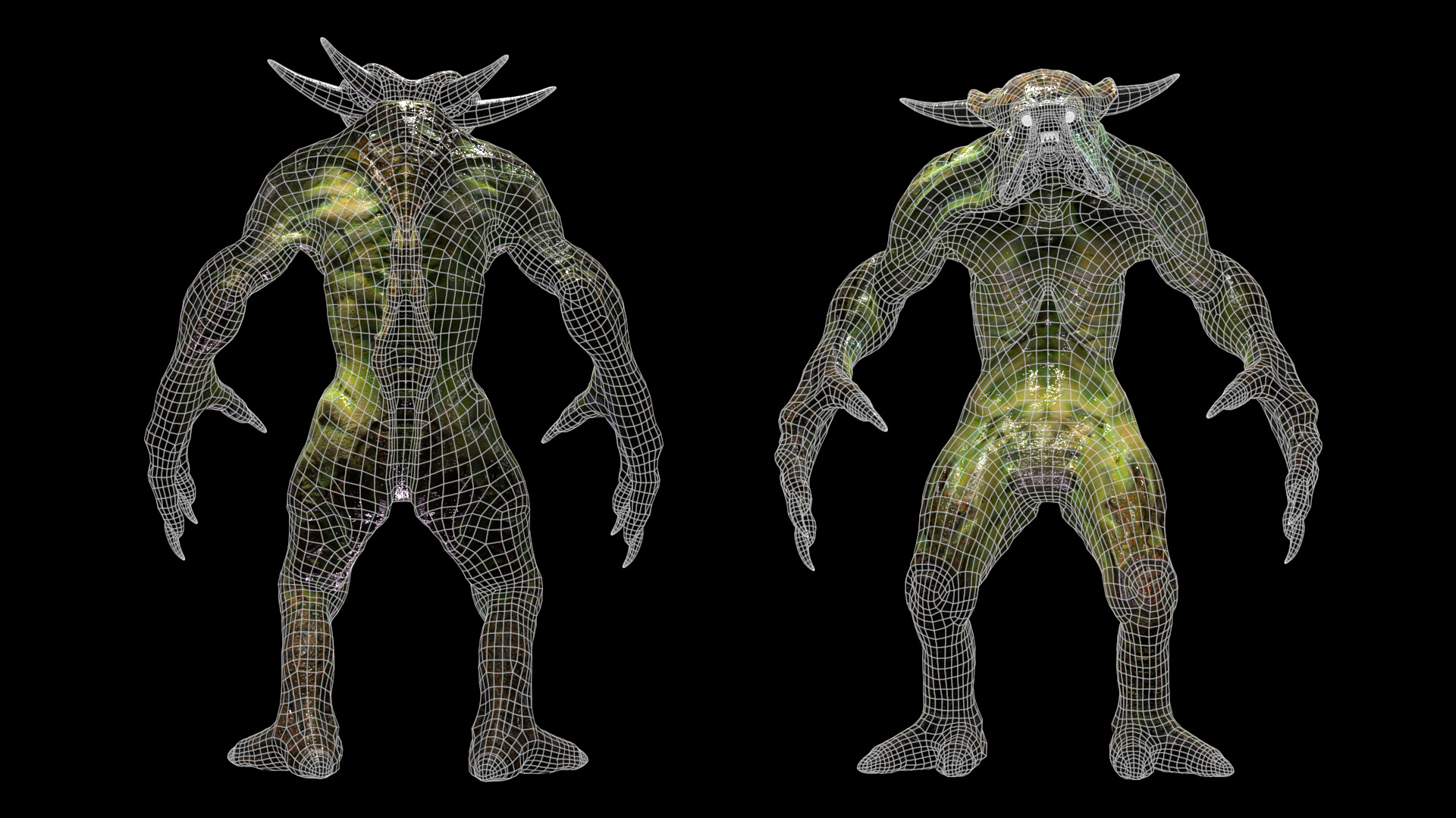 Sci-Fi Monster Hunter Low-poly 3D model_15