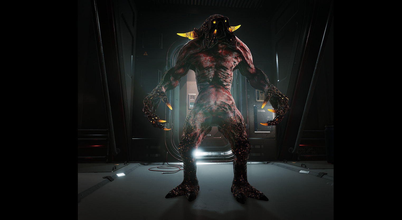 Sci-Fi Monster Hunter Low-poly 3D model_11