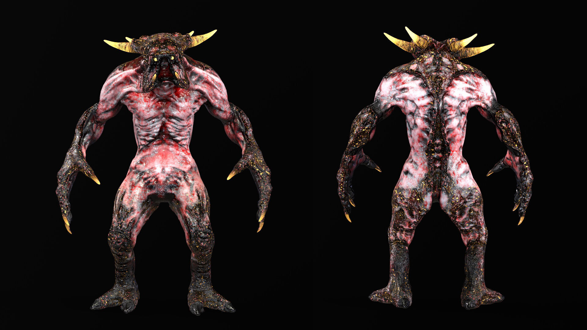 Sci-Fi Monster Hunter Low-poly 3D model_14