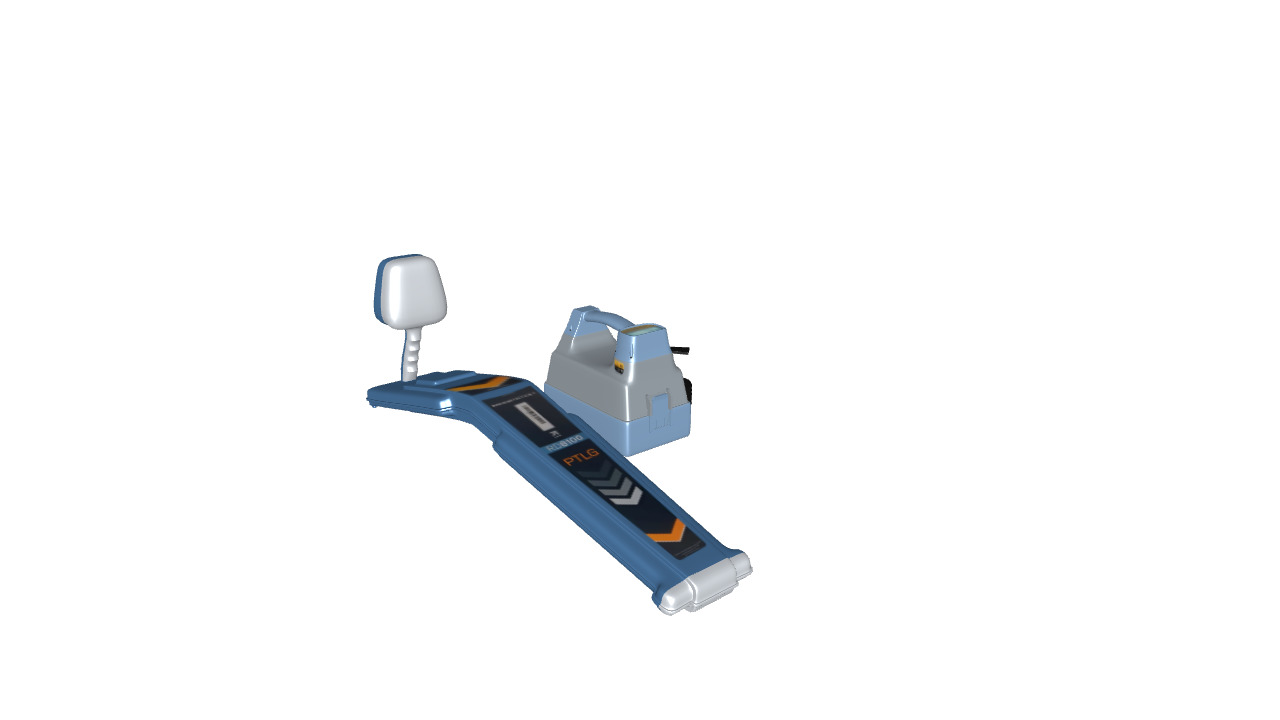 RouteTracer Receiver Rd8100 Low-poly 3D model_9