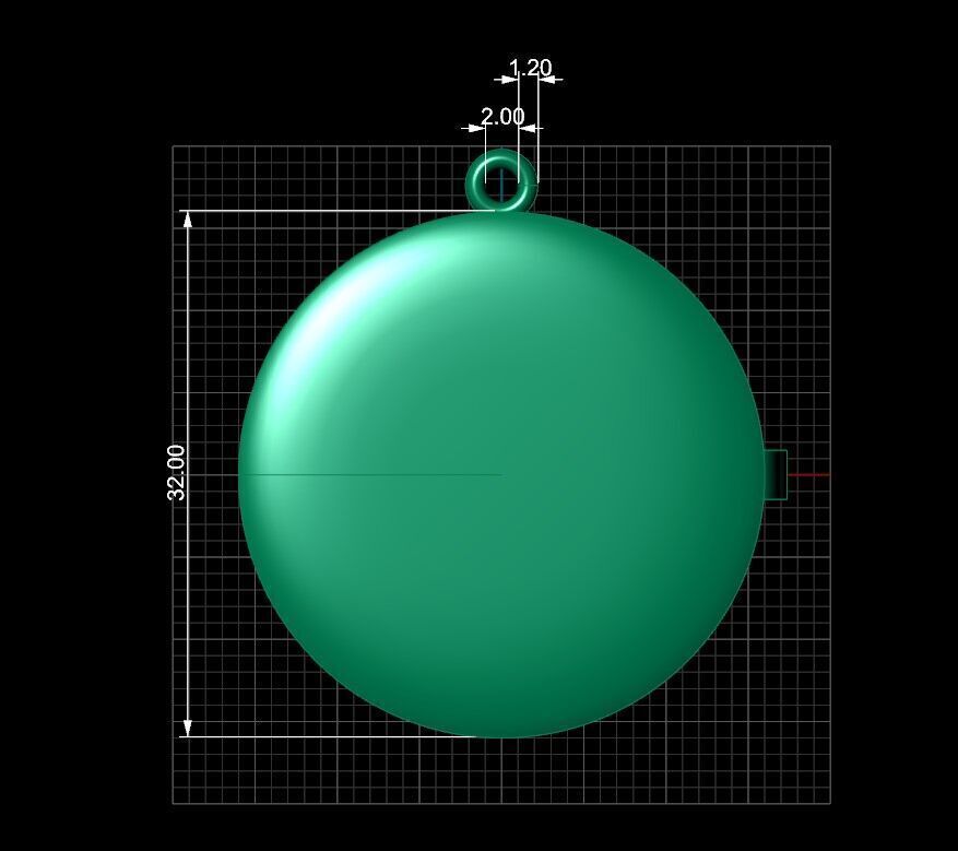 Medallion 3D print model_1