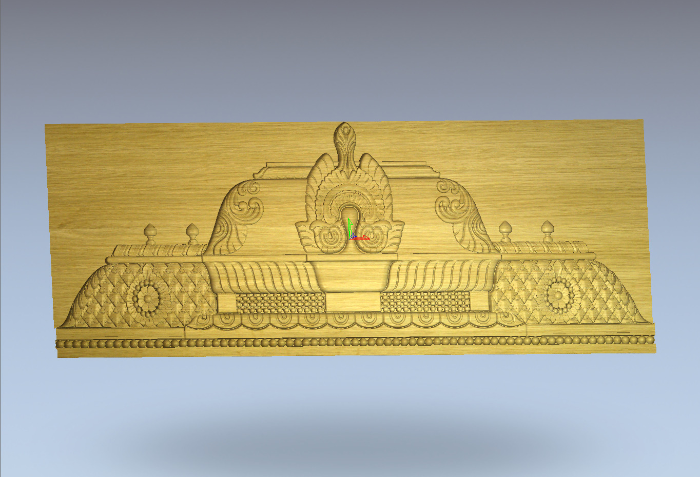 3D Model of Ornamental Architectural Relief 3D print model_4