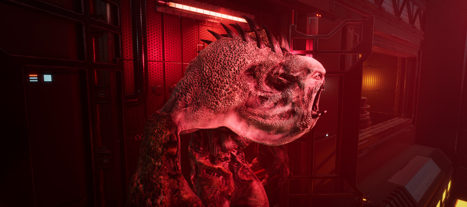 Sci-Fi Monster Scull Low-poly 3D model_5