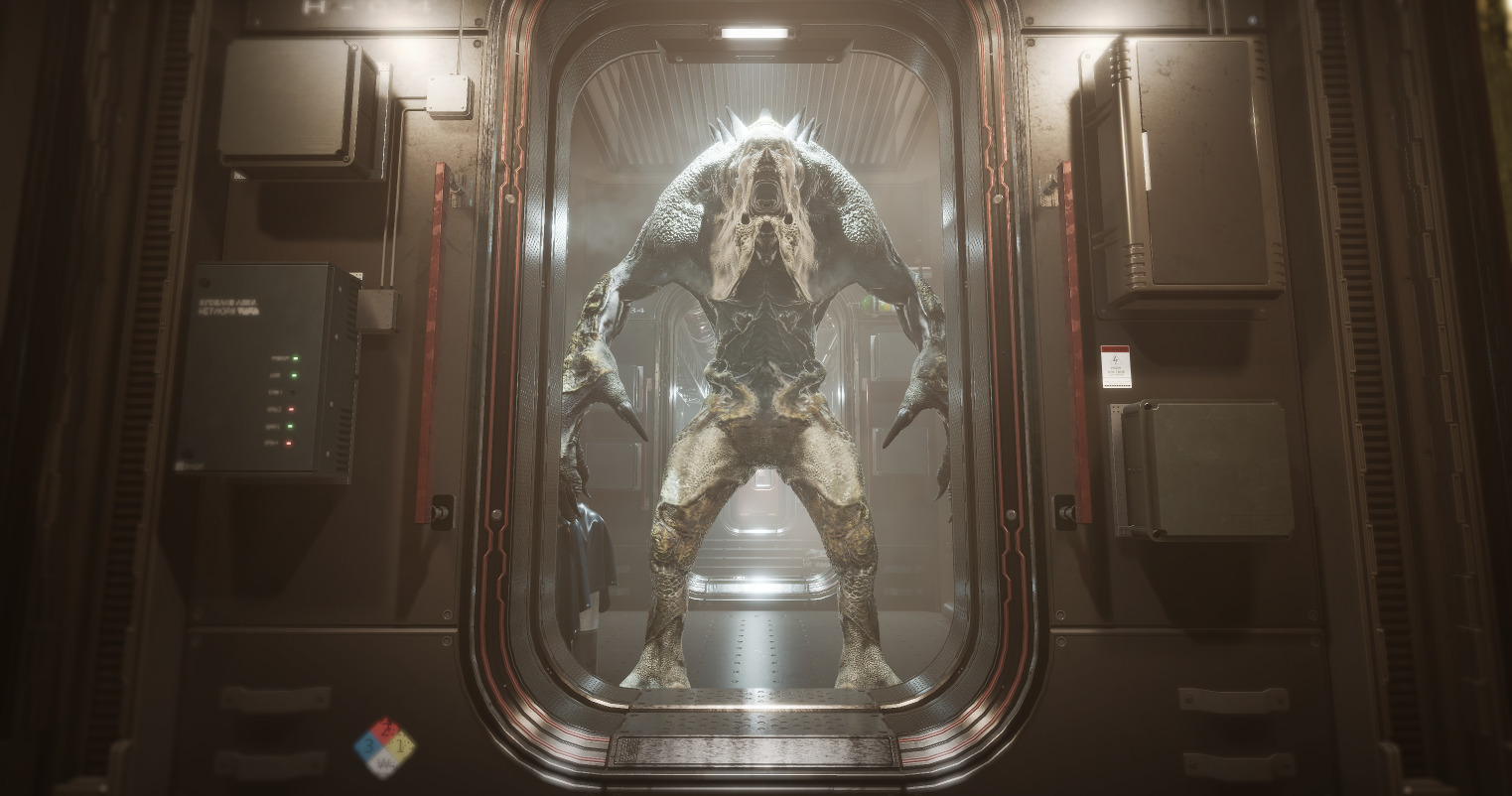 Sci-Fi Monster Scull Low-poly 3D model_11