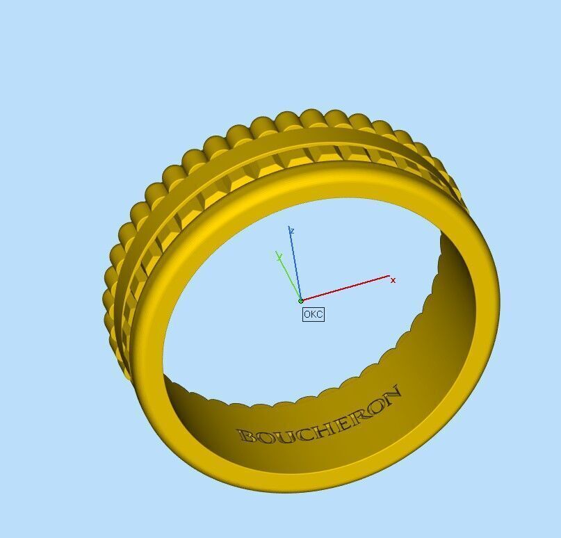 Ring Quatre 3D print model_1