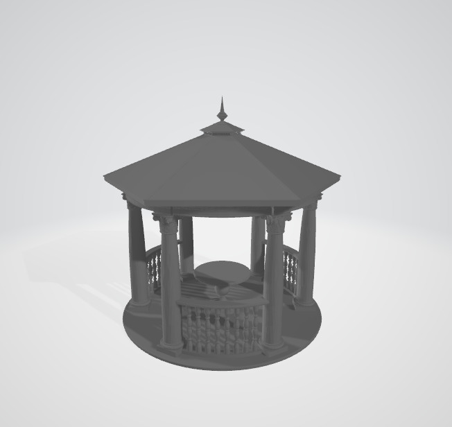 pavilion 3D print model_1