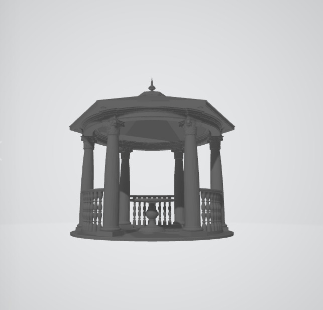 pavilion 3D print model_2
