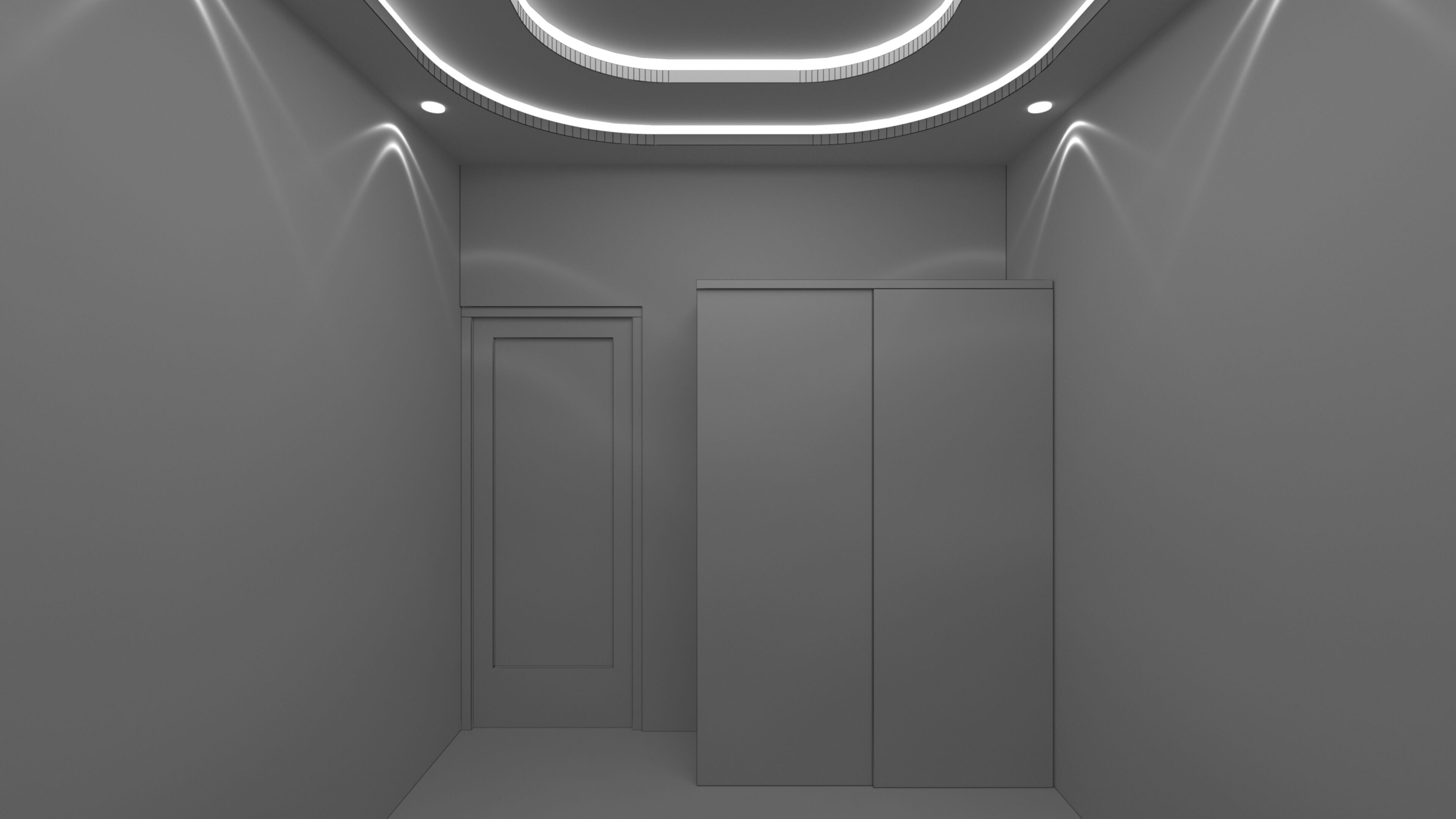 Bedroom 10 x12 Feet BR2 3D model_6