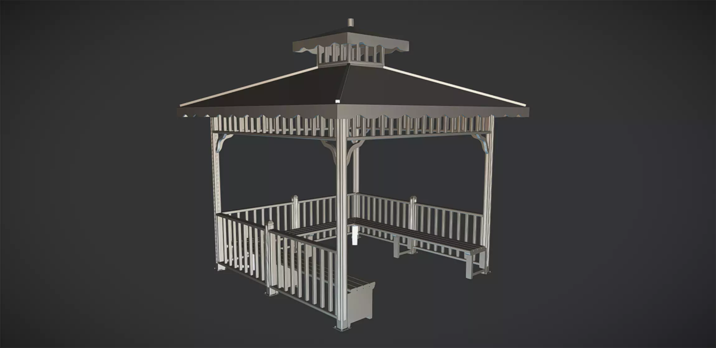 pavilion 3D print model