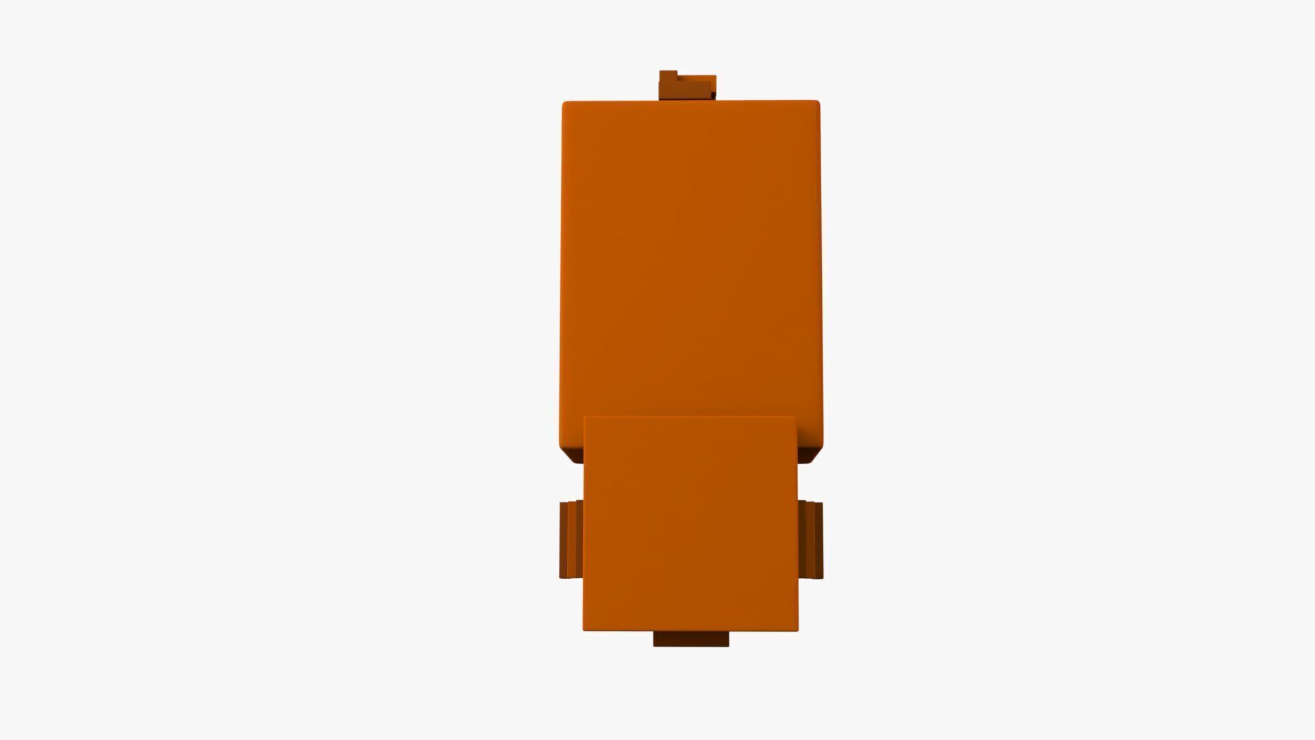 Minecraft Warm Pig Low-poly 3D model_4