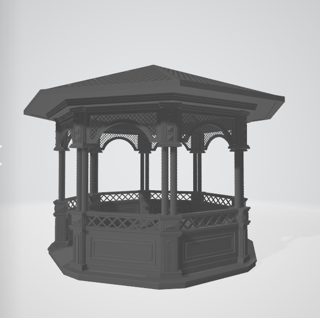 pavilion 3D print model_2