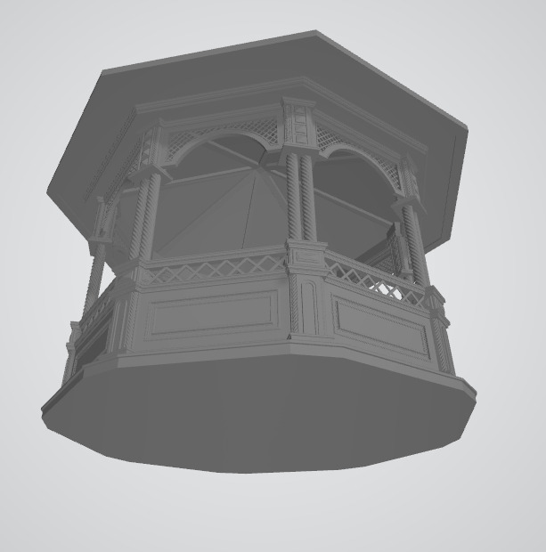 pavilion 3D print model_4