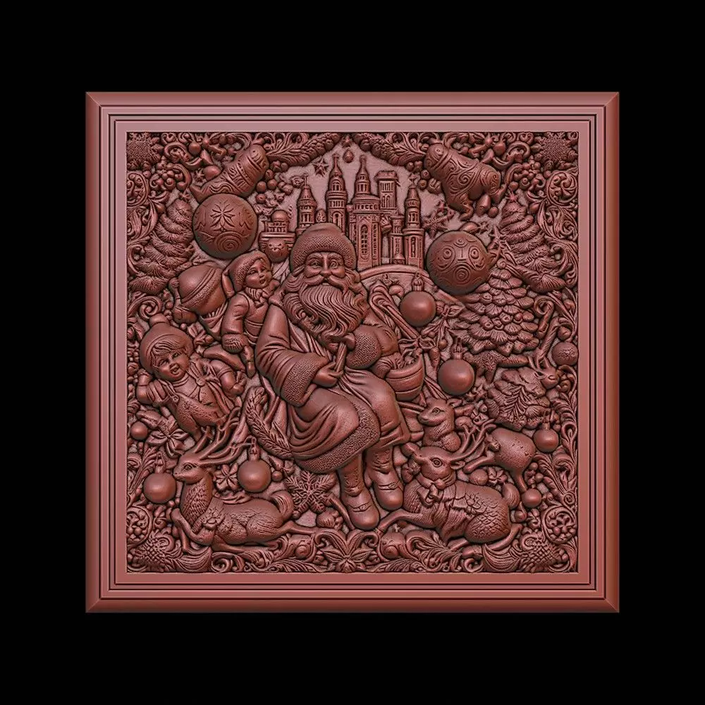 3d printable Christmas for ornament 3D print model 3D print model_0