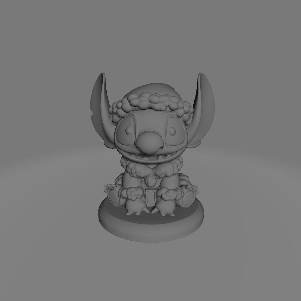 Santa Stitch 3D print model_1