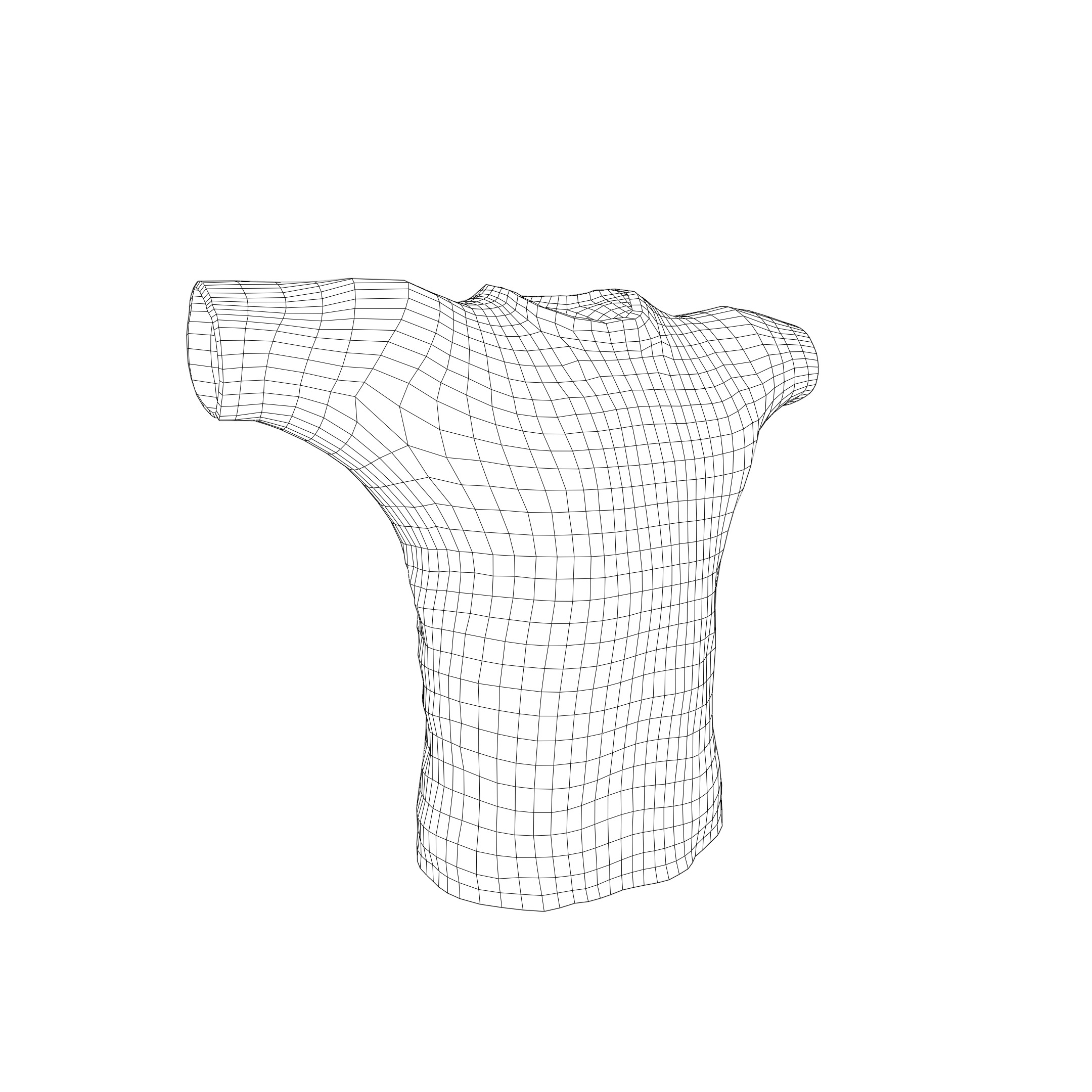 T-Pose T-Shirt One Piece PBR 3D model_13