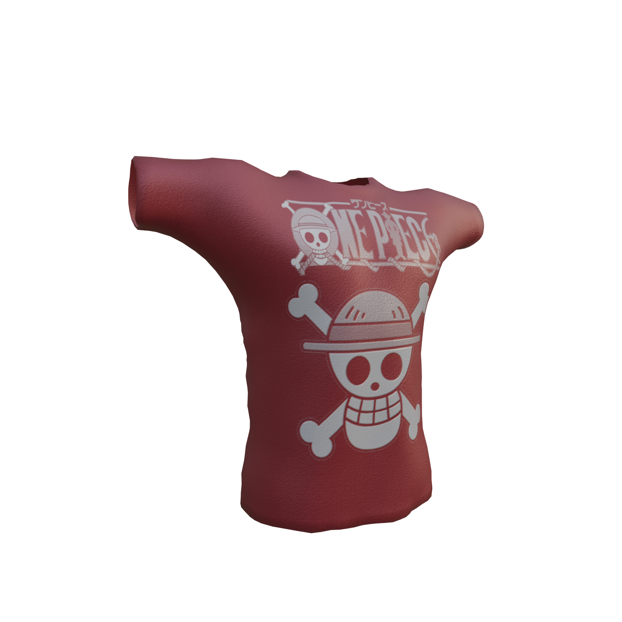 T-Pose T-Shirt One Piece PBR 3D model_6