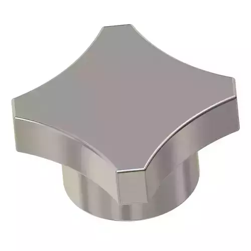Faucet Square Knob 3D print model