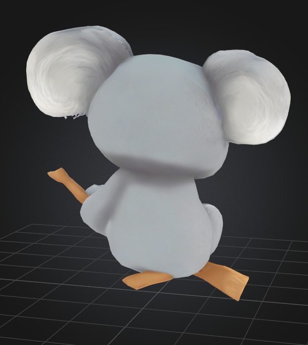 Cute Koala 3D model_1