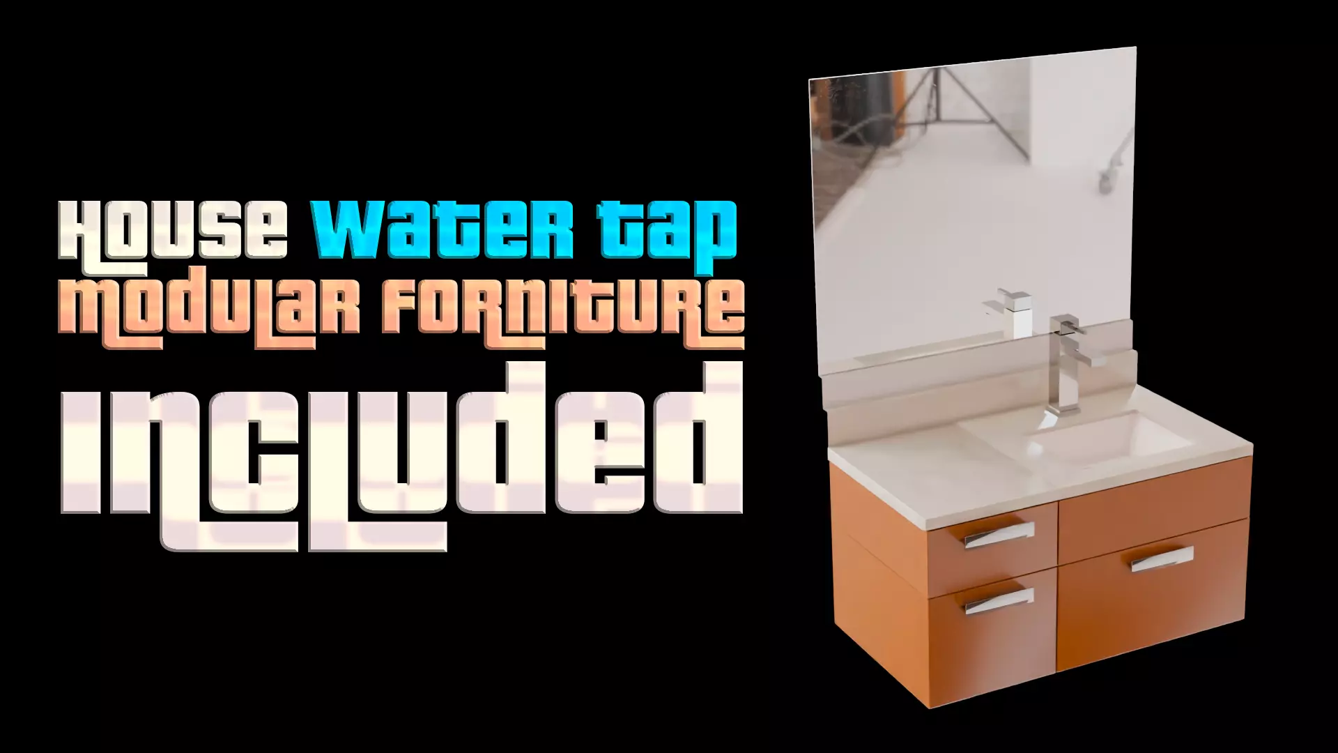 House water tap 3D model_0