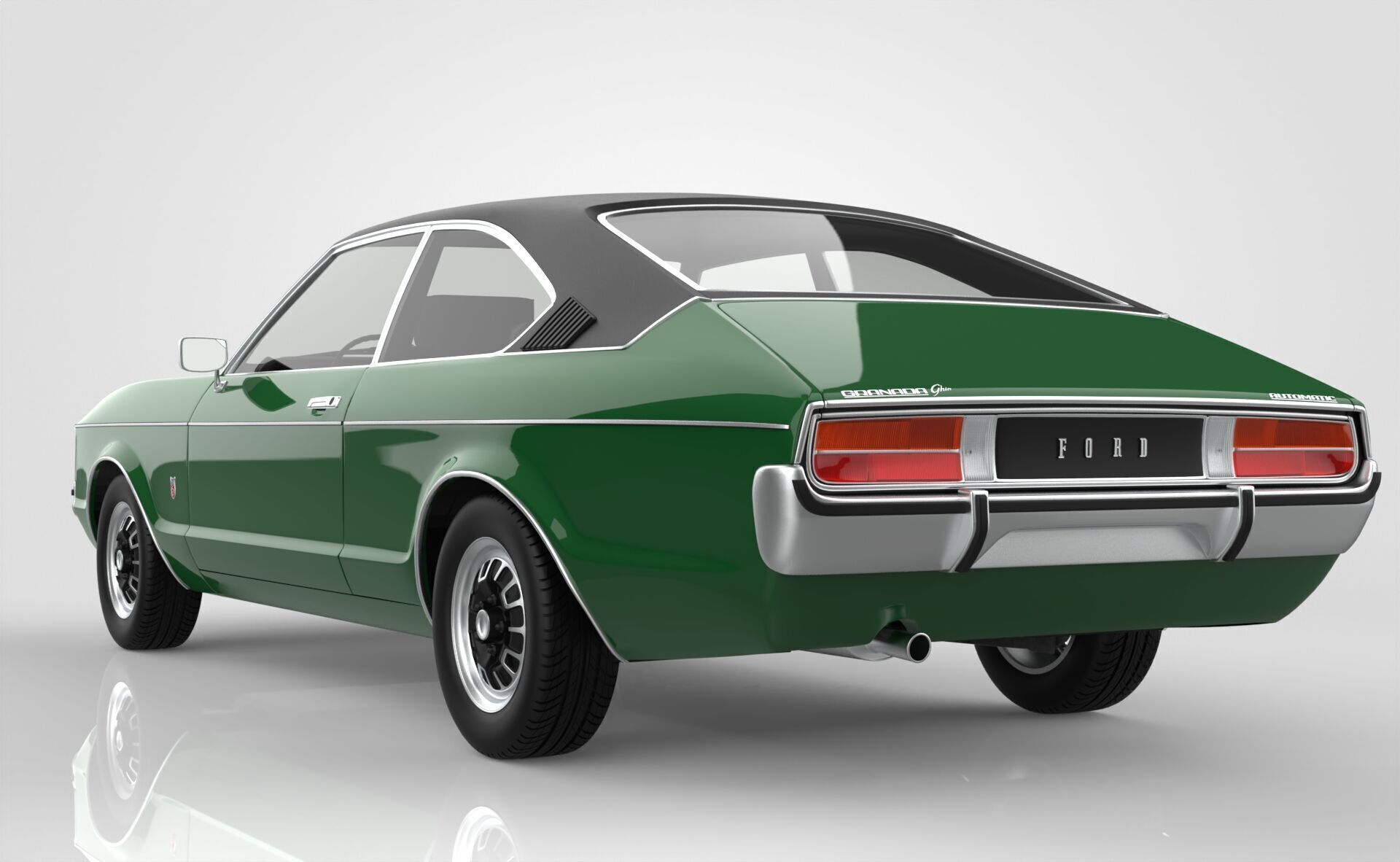 Granada Coupe Mk1 1972 -1974 3D model_3