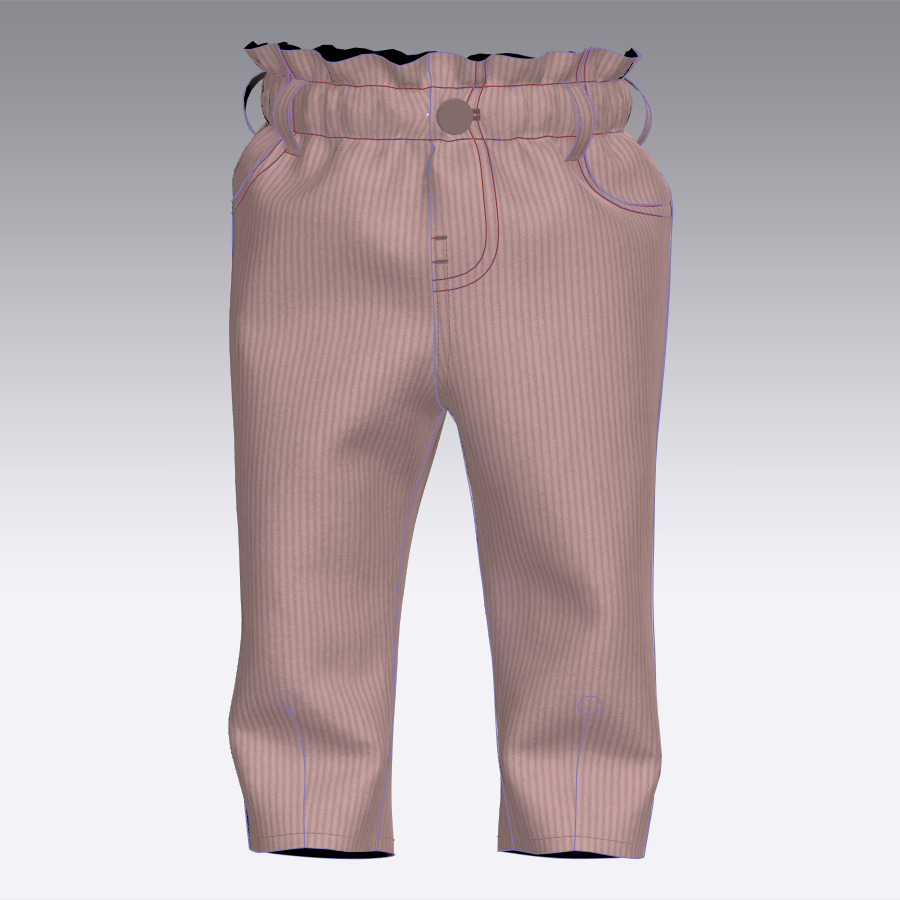 kids pattern 3D print model_3