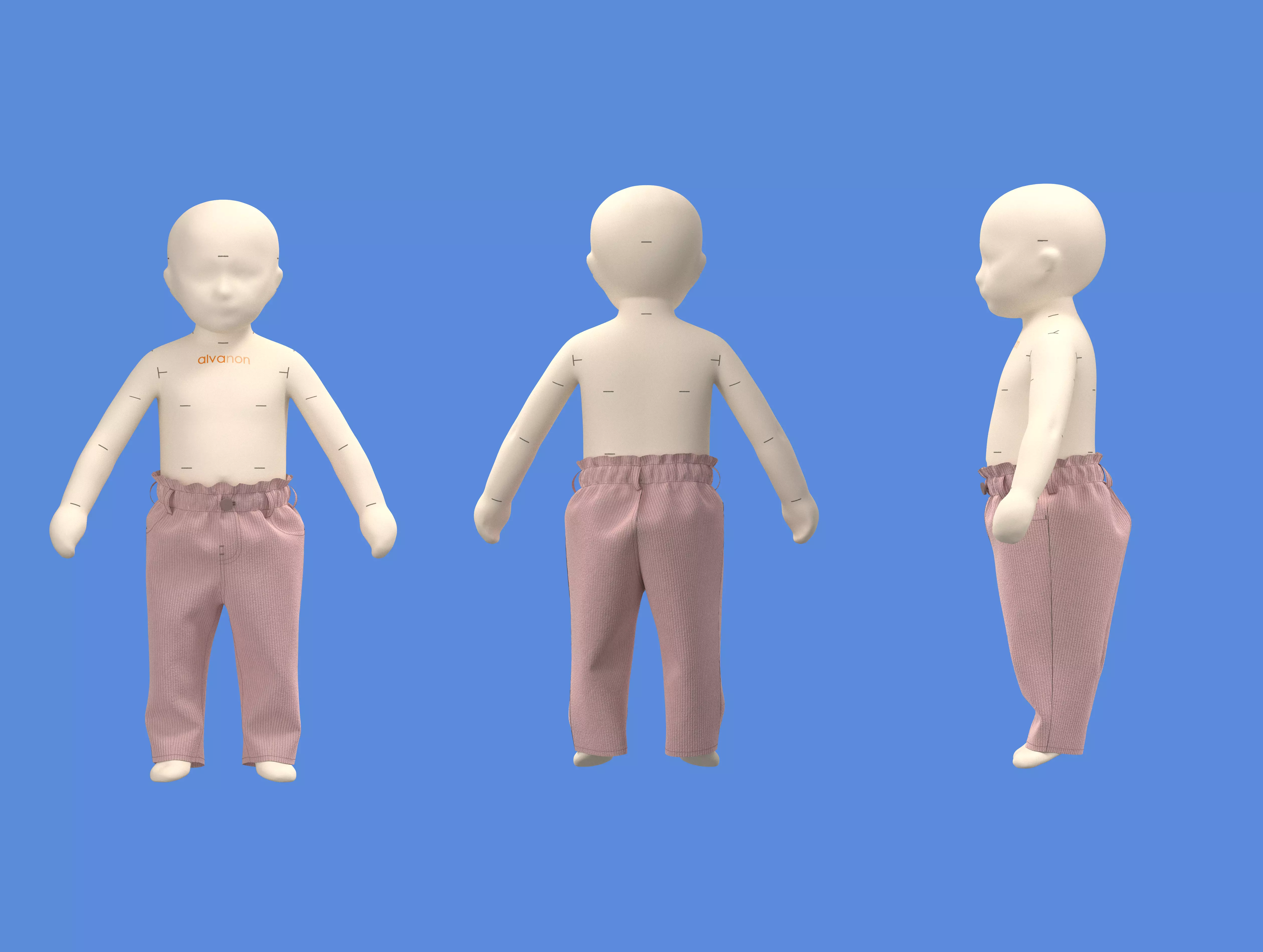 kids pattern 3D print model_0