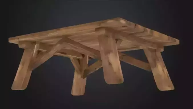 Rustic Wooden Table