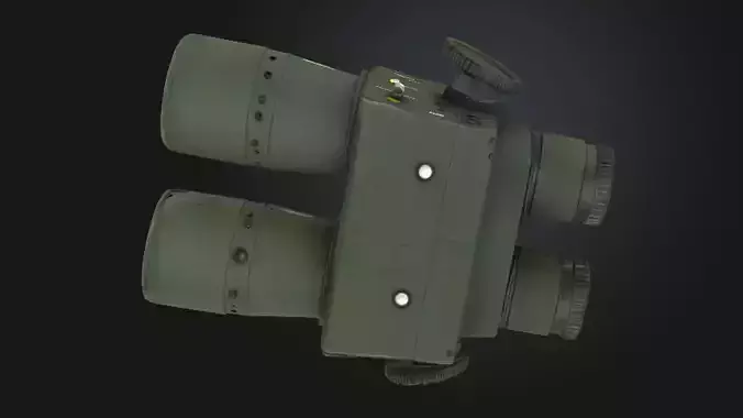 Night Vision Binocular Goggles STL OBJ 3D model