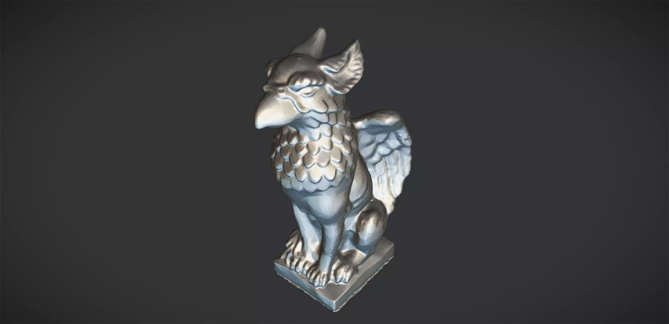 Figurune griffon 3D print model