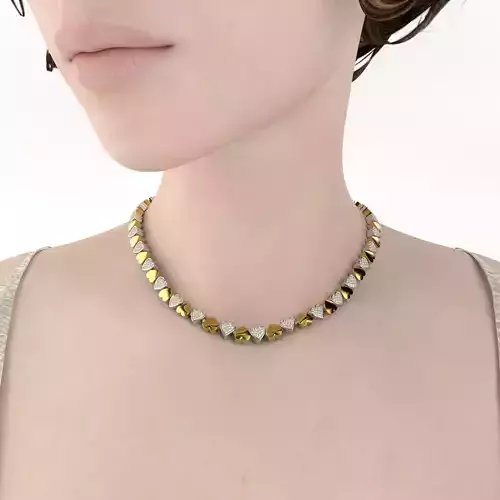 Bracelet and necklace 5414